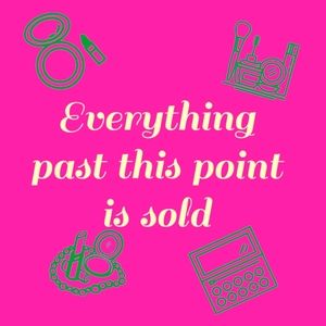 Sold items
